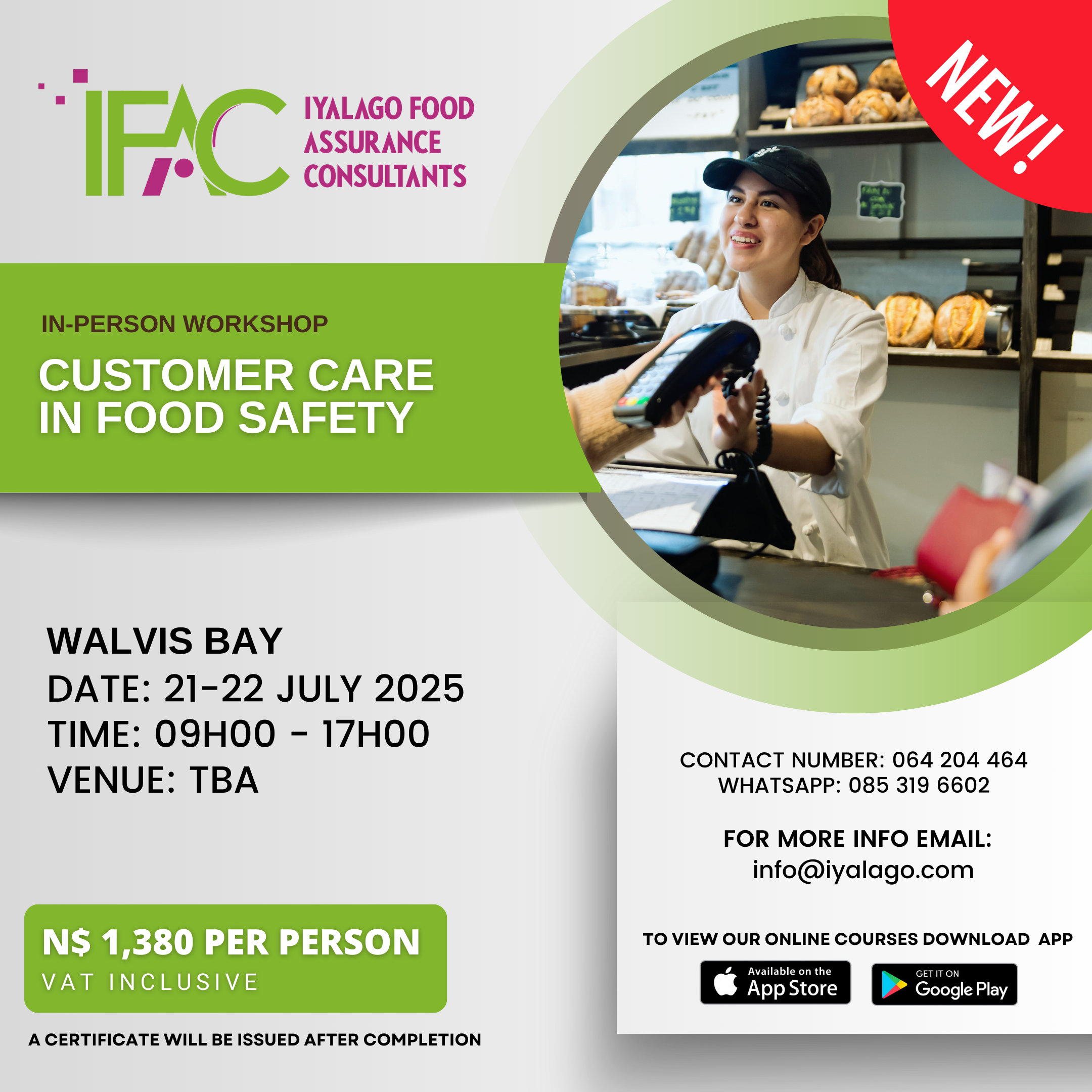 CUSTOMER CARE IN FOOD SAFETY