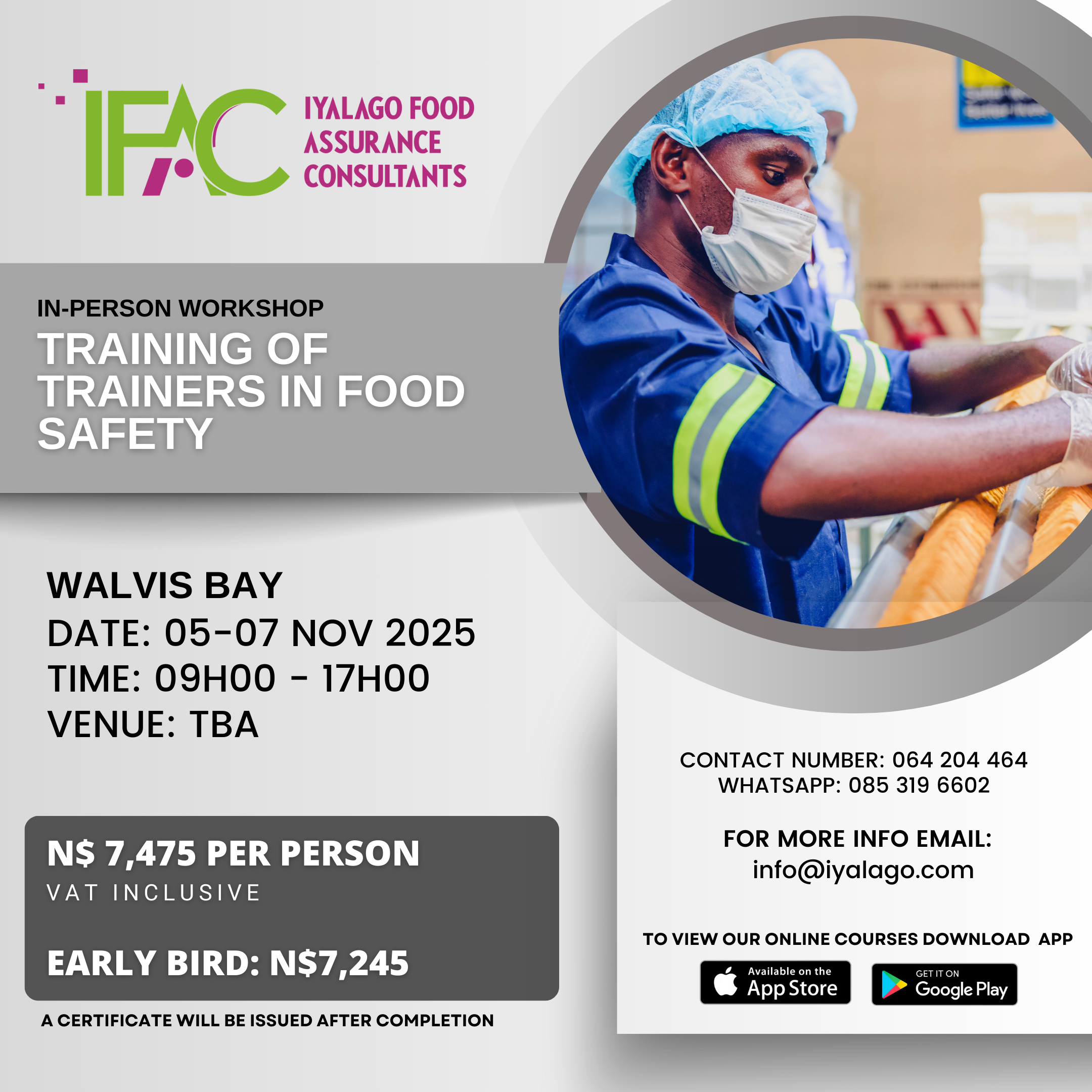 TRAINING OF TRAINERS